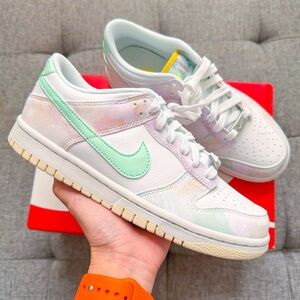 🍬 nike air Jordan 1 low white pastel paisley shoes